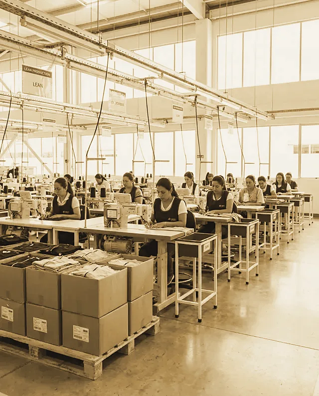La planta de Tulum en Medellín con operarias trabajando