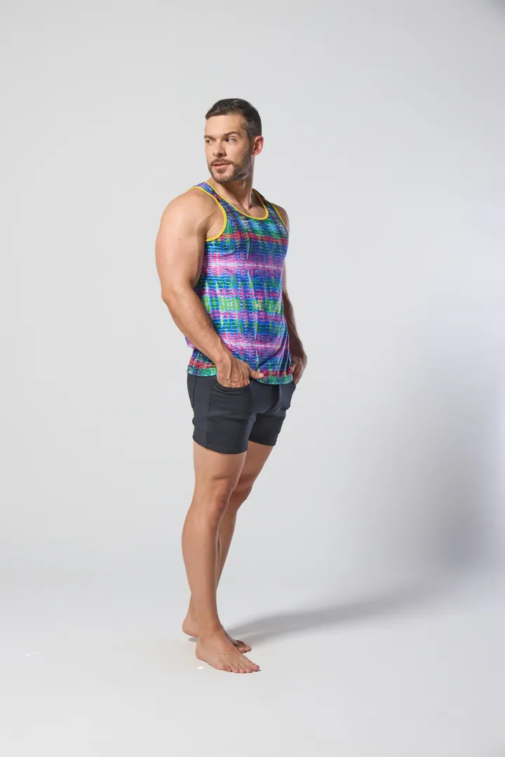 Men · Activewear: Printed tank, Multicolor, front view